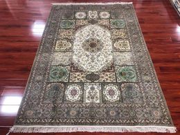 Carpets Silk for Living Room Handmaded Chambre Tile 6.56'x9.84 '