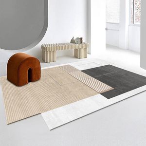 Tapijten eenvoudige en onregelmatige woonkamer tapijt ins stijl licht luxe speciaal gevormde tapijten ovaal slaapkamer mat home decoratie lounge rugcarpet