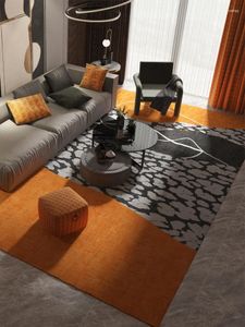 Tapijten eenvoudige ins licht luxe oranje tapijt woonkamer salontafel salontafel deken Nordic modern huishouden slijtvaste wasbeurt vrij