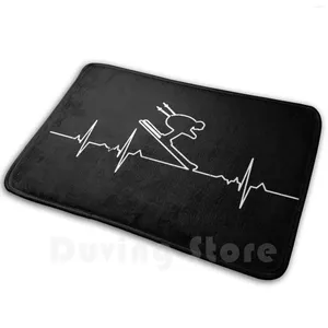 Carpets Skiing Heart bat le tapis tapis tapis coussin skitour skitour en tournée alpiniste alpiniste