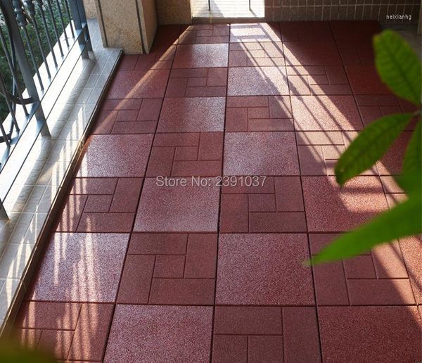 Tapis toboggan en caoutchouc carreaux de sol tapis de sol extérieur école maternelle aire de jeux environnement respectueux de l'environnement sécurité colle souple