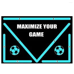 Carpets Soccer Dribble Training Mat non glissant Portable Football Corner Field For Indoor Outdoor