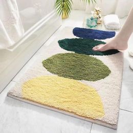 Carpets Tapis doux et confortable pour une atmosphère invitante confortable Tapis de bain de salle de bain tapis de tapis