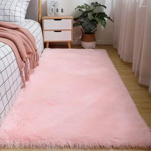 Carpets Soft Artificial SheepShin Tip Chaid Cover Bedroom Mat Laine de chambre chaude et de tapis poilu.