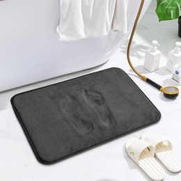 Carpets Soft Bath Mat Memory Memory Foam Dormat Entrée non glissée Mattes de salle de bain Rectangular Cuisine Area Tapis super absorbant Tapis