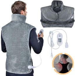 Tapijten zachte magnetronhek en schouderomwikkelverwarming kussen elektrisch afsluiten Body Warmer Back Pain Relief 90W 120V US/EU/UK plugcarpets