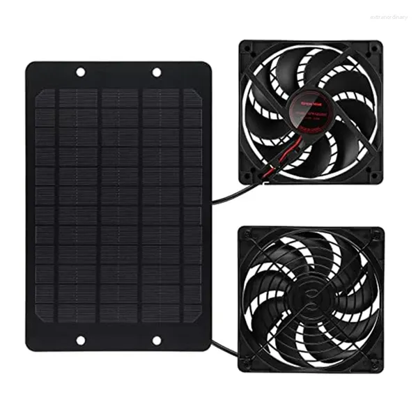 Carpets Kit de ventilateur de panneau solaire 10W 12V Échappement de ventilateur portable imperméable à l'extérieur avec câble de 2 mètres de long