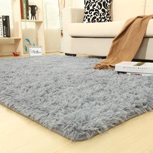 Tapis Tapis de tapis solide pour chambre à coucher Chambre d'enfants Tapis antidérapant Décoration de la maison Vin rouge Alfombras Para La Sala Moderna 40x60cm