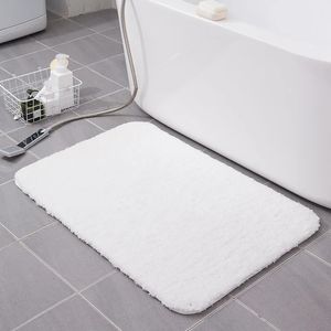 Teppiche, solide weiße Badezimmermatte, Badteppiche, superfeine Fasern, Toilettenvorleger, große rutschfeste Badezimmer-, Toiletten- und Schlafzimmerbodenteppiche 231212