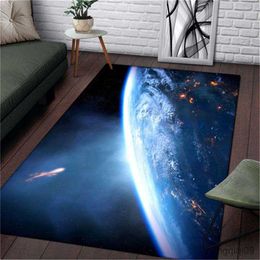 Tapijten Space Planet Tapijt Tapijt Slaapkamer Huis voor Woonkamer Ster Vierkant Tapijt Gift Mode Badkamer Tapijt Keuken Kamer Harige Mat Tapis R230720