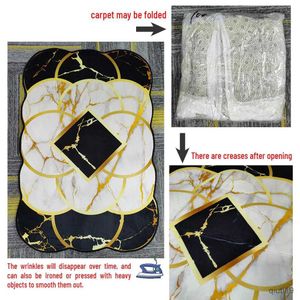 Alfombras Alfombra dorada de lujo con forma especial, decoración para sala de estar, hogar, dormitorio para niños, alfombras antideslizantes, alfombrillas lavables, alfombra de área grande