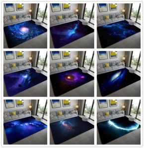 Carpets Starry Sky Series 3D Impression pour le salon Décor de chambre à coucher Tapis pour enfants Tapis Child Carpet Craw
