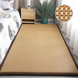 Tapis été pose du sol tapis de couchage artefact matelas en rotin maison chambre tapis frais coussin Tatami