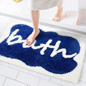 Alfombras Súper suave Microfibra Alfombra de baño Decoración del hogar Alfombra de puerta Pie absorbente Piso antideslizante Alfombra de baño Felpudo