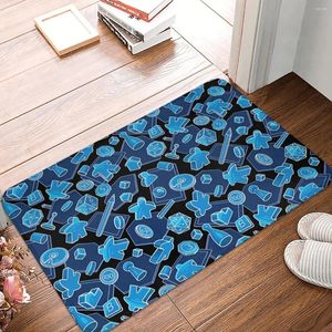 Carpets Tabletop Board Game Pièces Modèles Bleu DND D20 DD RAPIAL MAT SALLE DU MAT