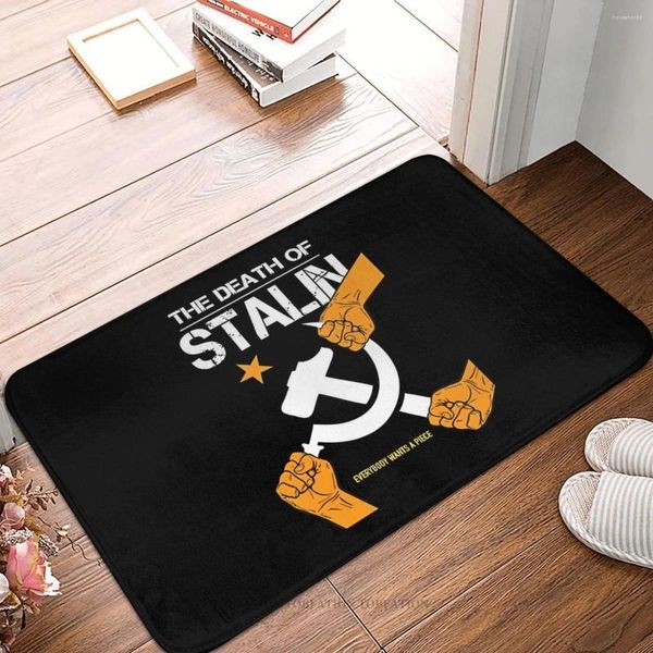 Tapis The Big Lebowski Bath Tapis antidérapant Mort de Staline Affiche de film alternatif Tapis de chambre Tapis de porte d'entrée Tapis de maison