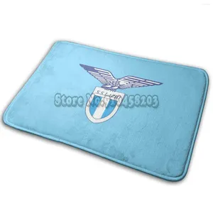 Tapijten de blauwe lucht van Rome Lazio voetkussen tapijt ingang binnen de vloer Mat niet-slip vloerkleed voetbal logo sporten