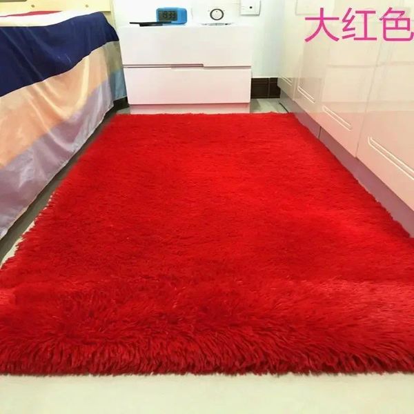 Alfombras alfombras engrosadas dormitorio de maño resistente al lado de la noche de la noche