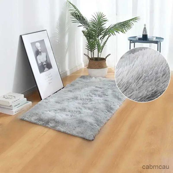 Tapis de sol épais pour la maison, décoration de chevet, en velours doux, en peluche, pour salon