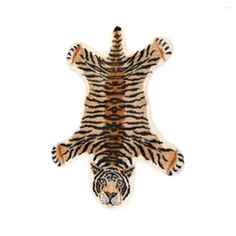 Carpets Tiger tapis Tiger Anti-Skid Floor Cushion Modèle Trendy Decor Home Multifonction Mat Polyacrylonitrile Fiber (acrylique) Baby Non Rugs