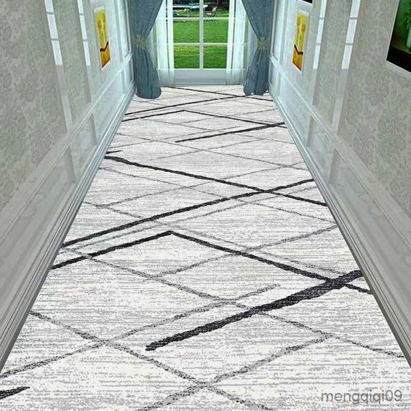 Alfombras Brocado chino tradicional Patrón pintado dorado Vestíbulo Alfombra Pasillo Decoración para el hogar Pasillo Pasillo Boda Antideslizante Alfombra larga R230801