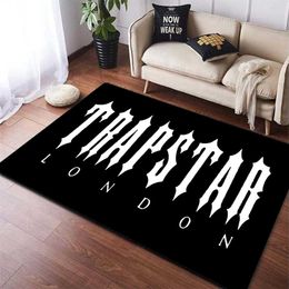 Carpets Trapstar London Bath Mat Door Door tapis de planche à plancher de chambre mignonne Gamer de chambre bienvenue Children pailtre