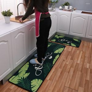 Tapijten tropische bananenblad tapijten en voor kinderen baby huis woonkamer woonkamer grote keuken gang deur vloer bad wc decoratieve matten