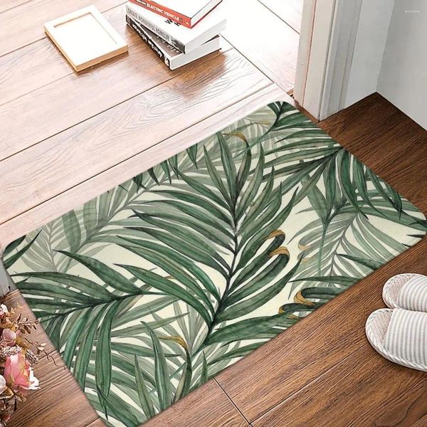 Tapis feuilles tropicales plage chambre tapis palmier tapis maison paillasson salon tapis porte d'entrée