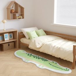 Carpets Tufting Crocodile Kids Room Roard Tapis Cartoon Animal Rocket Mat Brivelle Brib Tapon de sol Tapé de sol Belle maison confortable décor de la maison