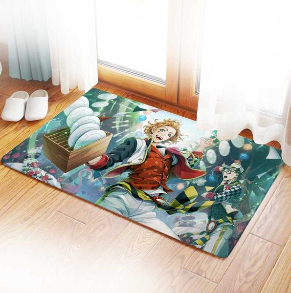 Tapis torsadé-pays des merveilles, tapis de dessin animé personnalisé, décoration de maison, tapis de sol de chambre à coucher, tapis de bain en peluche, paillasson