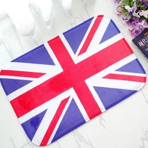 Tapijten UK National USA Flag Deurmat Badkamer Gedrukt Zachte Mat Keukendeur Vloer Hal Absorberend Tapijt Drop