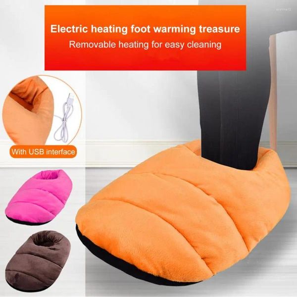 Carpets USB Charge Fleece Foot plus chauffant chauffage électrique Chaussures de chauffage d'hiver pour la voiture de l'école à domicile