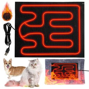 Carpets USB Cloth Heater Pad Electric Heating Washable Lightweight Heat Shoulders Neck Lumbar Back Abdomen Cushion Pet Bed