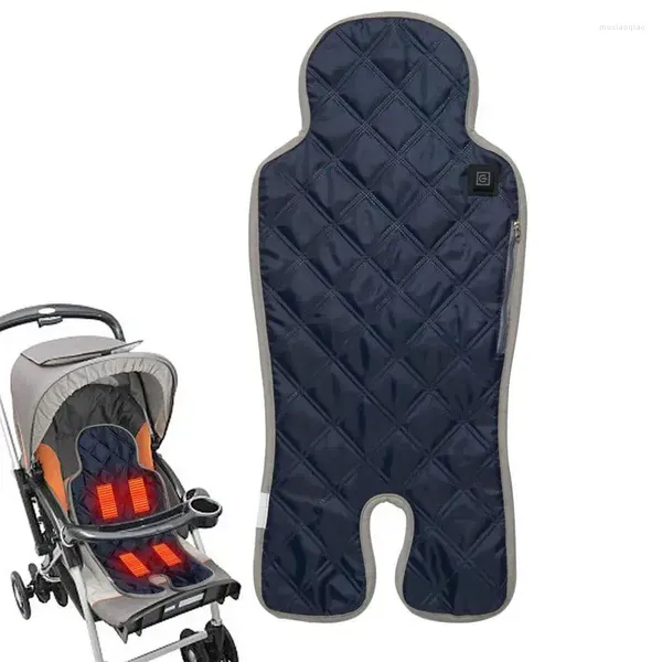 Alfombras USB calentado asiento de coche para bebés cómodo bebé silla alta almohadilla portátil cochecito calefacción accesorios para el hogar