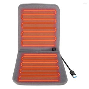 Tapis USB coussin chauffant Portable chauffe-assis tapis accessoire pour chambre chaise de bureau garder au chaud G5AB