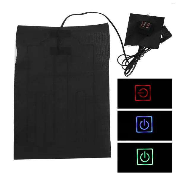 Tapis USB Coussin chauffant Température réglable Feuille électrique pour vêtements Gilet avec interrupteur