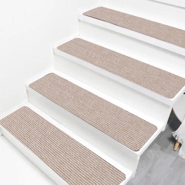 Alfombras útiles de escalera de alfombra sin pegamento alfombra decorativa duradera
