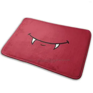 Tapijten vampier smile mat tapijt tapijt Anti-slip slaapkamer toegangsdeur rode tanden
