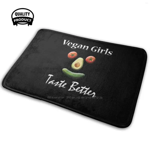 Alfombras de chicas veganas sabor mejor t - camiseta toe buce buco regalo de la alfombra de la alfombra de la alfombra de la alfombra