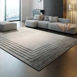 Carpets Vikama Crystal Velvet Simple Light Luxury Grey Sofa Table basse de table basse antidérapante