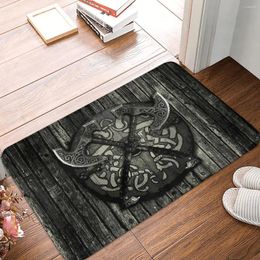 Tapis Viking anti-dérapant paillasson tapis de bain bouclier de bataille balcon tapis porte d'entrée tapis décor à la maison