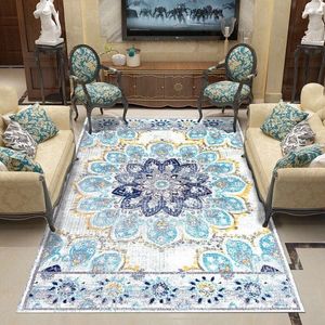 Tapijten vintage Boheemian voor woonkamer decoratie huis grote gebied tapijten slaapkamer marokkaan huishoudelijk kap tapijt doorgang door