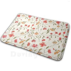 Carpets Vintage Floral Print tapis tapis tapis antidérapant des tapis de plancher antidérapant