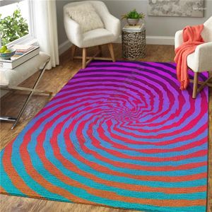 Tapis Vortex 3D tapis imprimés tapis anti-dérapant grand tapis tapis décoration de la maison