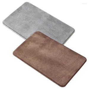 Carpets Absorbant de bain absorbant Magère Mémoire Mousse de salle de bain non glissée tapis de salle de bain facile à nettoyer