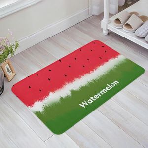 Tapijten Watermeloen Fruit Pastel Tekening Huisingang deurstapel keuken badkamer vloer anti-slip mat woonkamer slaapkamer decor
