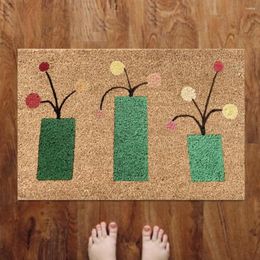 Tapijten verwelkomen deurgang rechthoek vorm vloer tapijt herbruikbaar 40x60 cm zomervakantie Home Decor