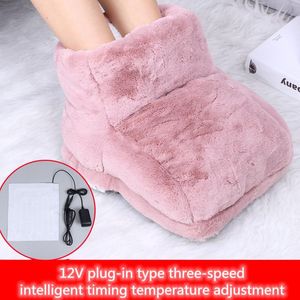Carpets Winte USB High-Top Electric Foot Warmer Power Saving Feet Clans pour le dortoir de bureau Chaussure de chauffage de chambre à coucher