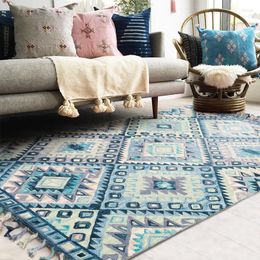 Tapis laine fait à la main Style Kilim magnifique tapis de chevet grande taille salon Table basse tapis décoration tapis