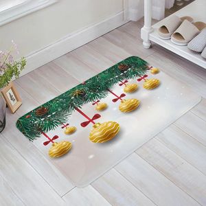 Tapijten gele kerstlampen deurmat decoraties voor tapijt tapijt navidad ornament jaar geschenken kerstfeestje decor tapijtmat